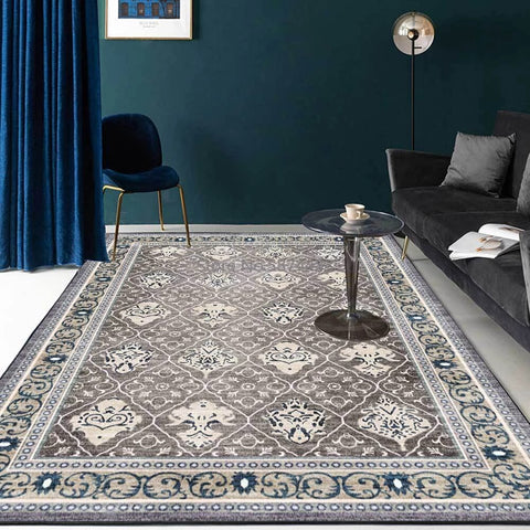 Simple European and American Style Ethnic Style Geometric Carpet Floor Mat