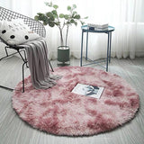 Persian Woven Round Fur Area Rug