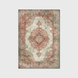 Persian Style Tufted Floral Pattern Area Rug