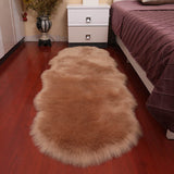 Soft Plush Artificial Wool Area Rug
