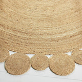 Weaving Style 100% Pure Natural Jute Decorative Carpet