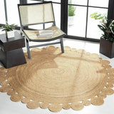 Weaving Style 100% Pure Natural Jute Decorative Carpet
