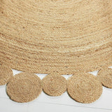 Weaving Style 100% Pure Natural Jute Decorative Rug
