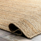 Natural Jute Hand-woven Style Carpet Double-sided Rug