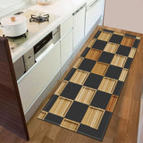 Non-Woven Textile Polyester Geometric Pattern Area Rug