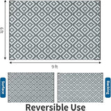 Outdoor Clearance Reversible Easy Cleaning Portable Woven Rugs