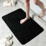 Soft Thick Water Absorbent Rectangular Non-Slip Solid Bath Rug