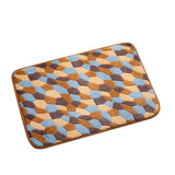 Memory Foam Pad Soft Bathroom Mat Non-slip Geometric Rugs