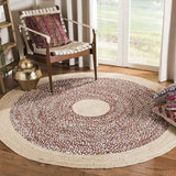 Natural Jute and Cotton Woven Double-sided Hand-woven Area Rugs