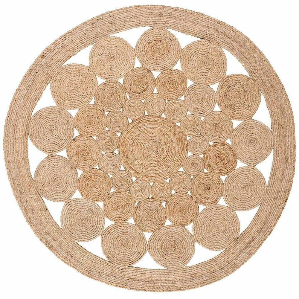100% Natural Jute Carpet Floor Double Sided Area Rug