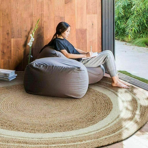 100% Natural Jute Carpet Modern Hand Braided Area Rug