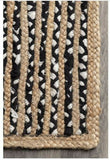 Handmade Braided Jute Rug Cotton Reversible Rug