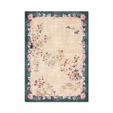 Simple Floral Pattern Pastoral Style Carpet