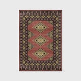 Retro Persian Red-brown Ethnic Style Area Rug