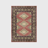Retro Persian Red-brown Ethnic Style Area Rug