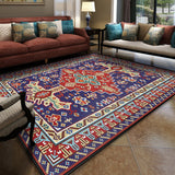 Anti-slip Power-Loom Persian Floral Bedroom Rug