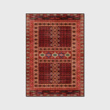 Geometric Ethnic Style Red Carpet
