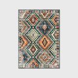 Geometric Mosaic Ethnic Style Living Rug