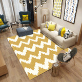 3D Geometric Wooden Floor Carpet
