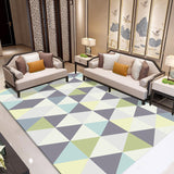 3D Geometric Wooden Floor Carpet